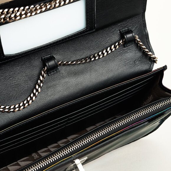 Proenza Schouler PS11 Oil Slick Leather Chain Wallet - Picture 10 of 13